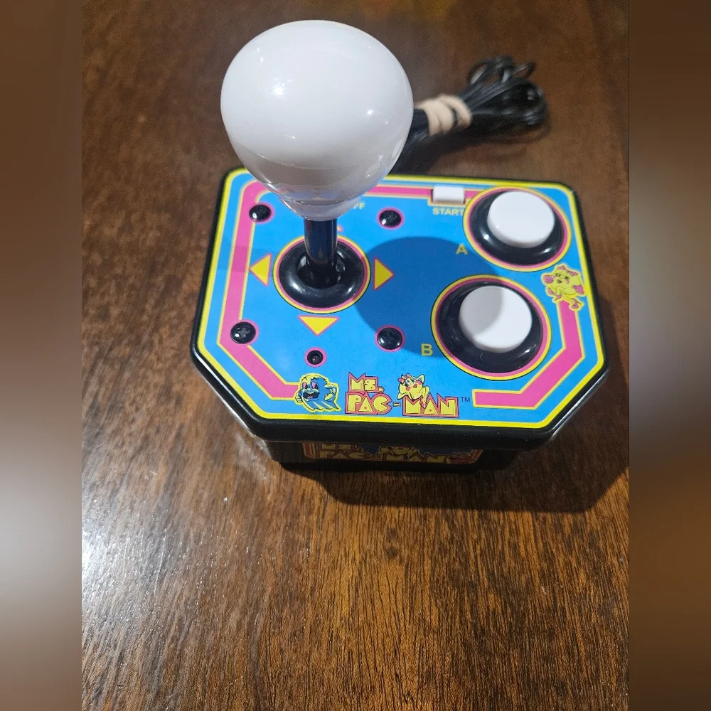 Retro Arcade Joystick - Blue and White